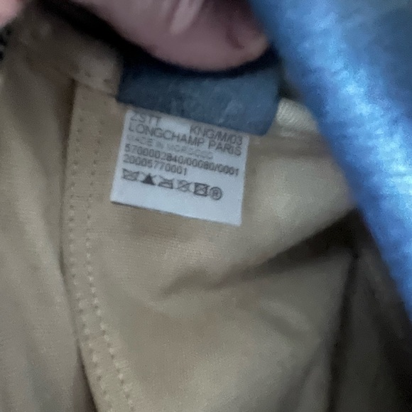 Longchamp Le Pliage Cuir Leather Black Belt Bag - Picture 6 of 13